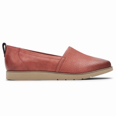 Mocassins Rockport Cobb Hill Laci Mulher Vermelhas PT-62948